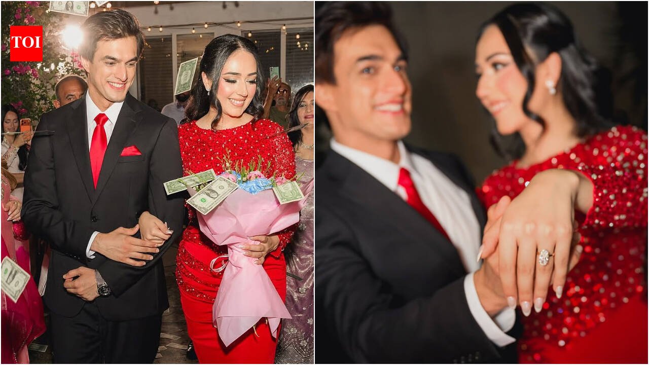 Mohsin Khan Engagement News: Yeh Rishta Kya Kehlata Hai actor Mohsin Khan gets engaged to Tamanna, fiancée flaunts huge diamond ring; Actor drops dreamy photos with ladylove