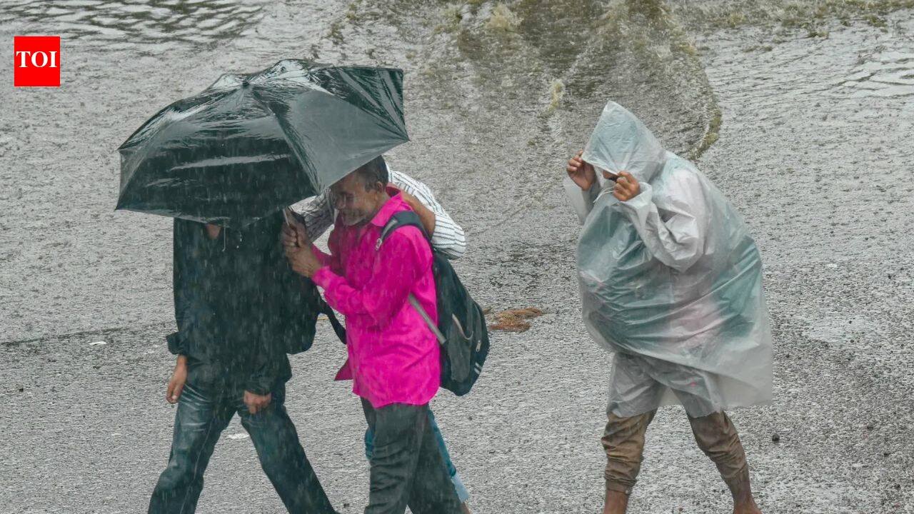 Red alert in Delhi after heavy rain lashes parts of city | Delhi News