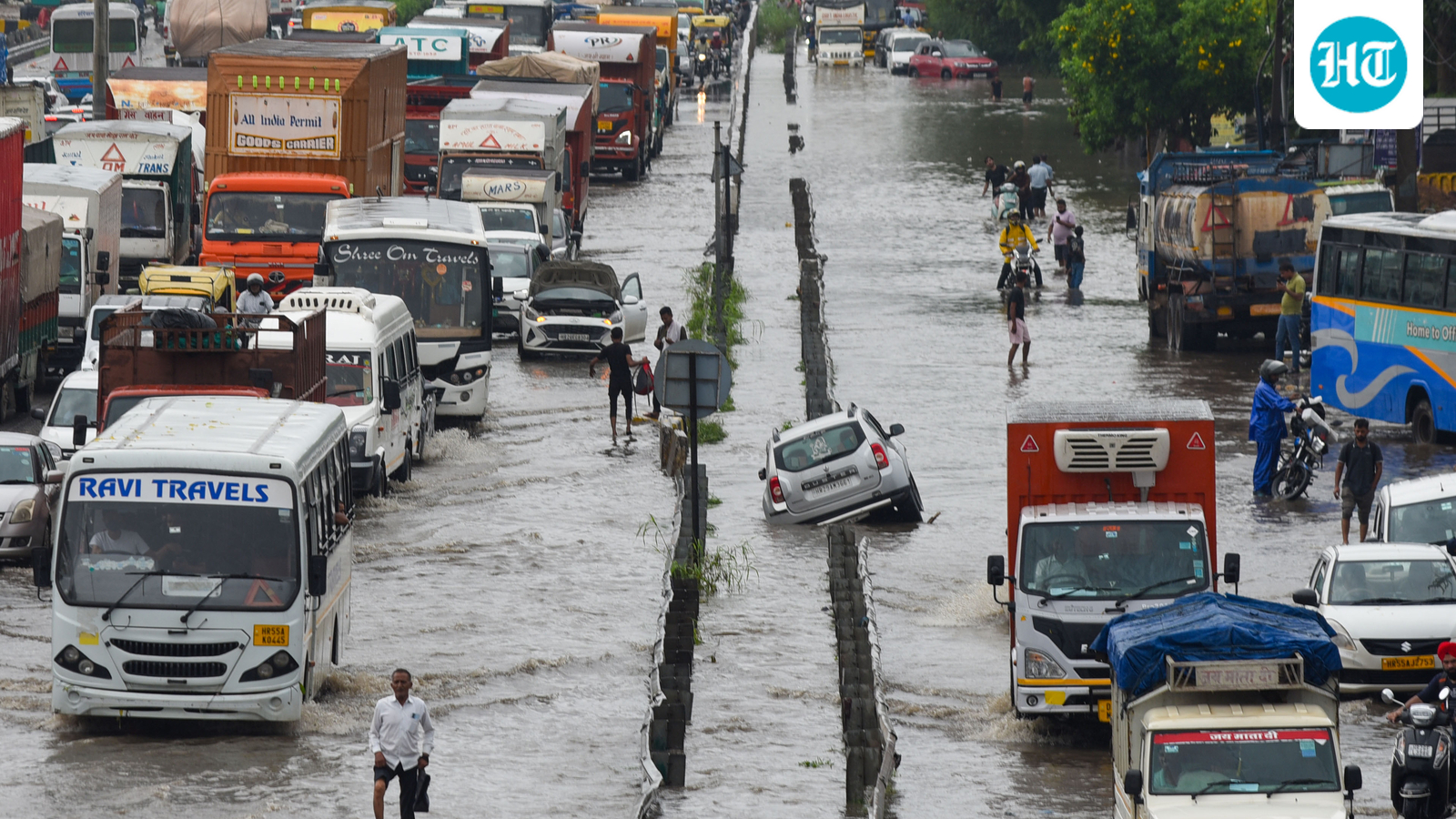 At least 18 dead in 48 hours as heavy rains trigger floods across India