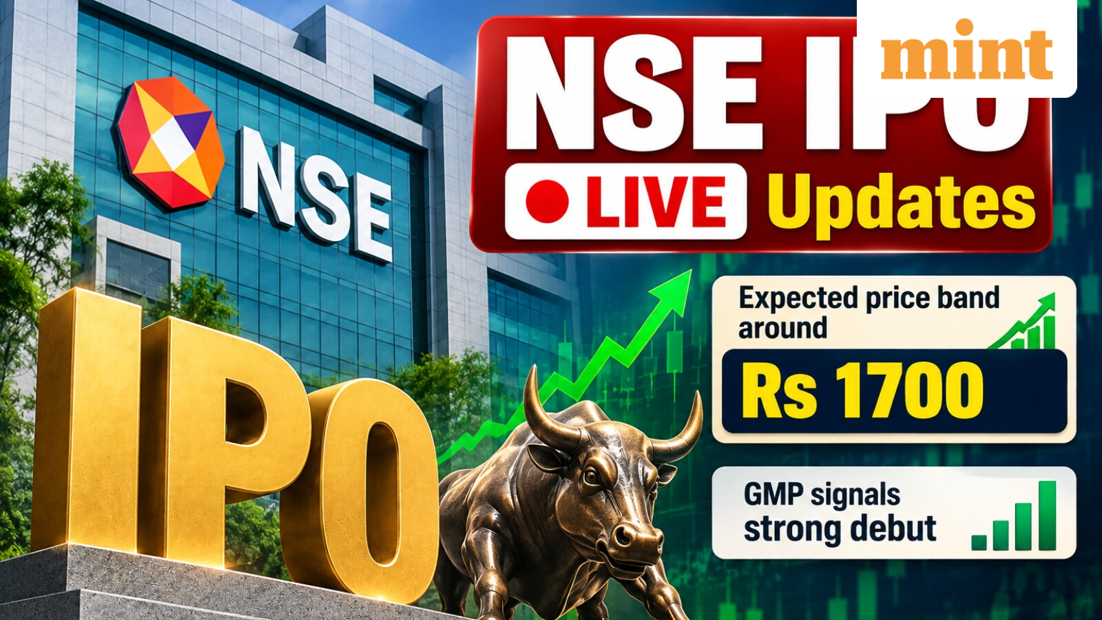 NSE IPO Live Updates: What latest GMP signals for listing, expected price — New India Assurance to sell 1.05 cr shares