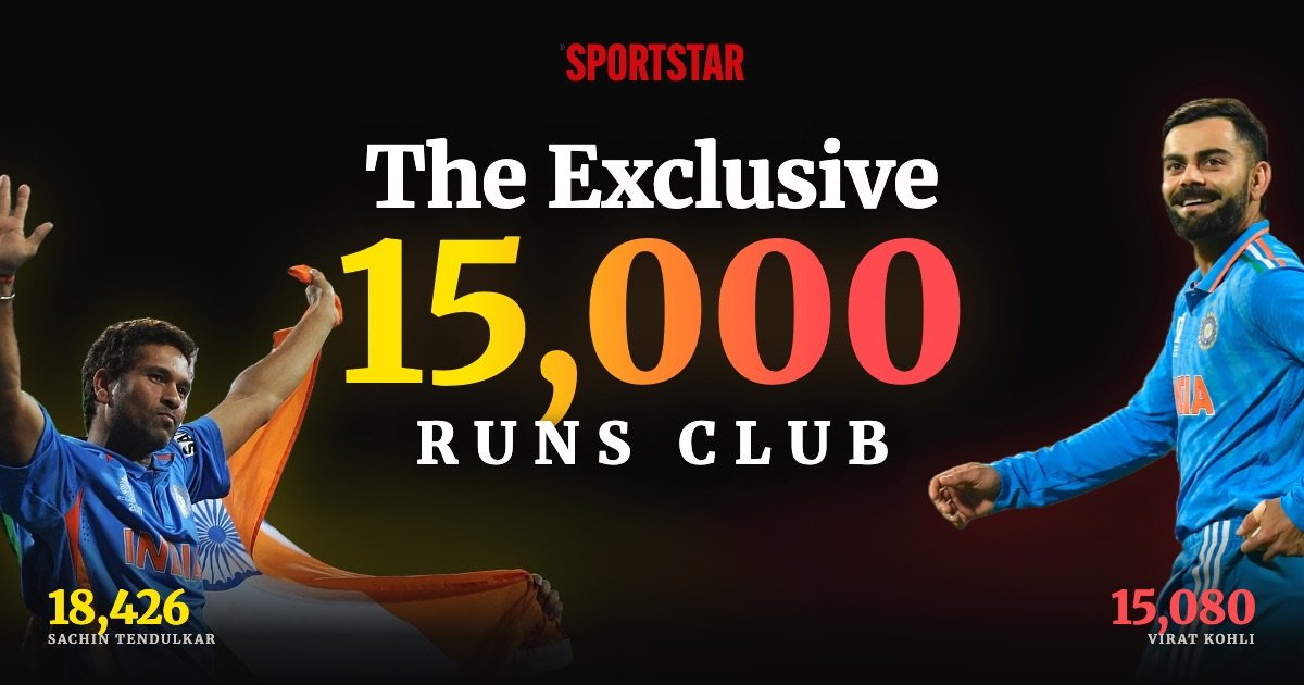 Sachin and Kohli: The Exclusive 15,000 runs Club