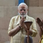 PM Modi offers prayers at Delhi temple as he completes 25 years in public office | India News