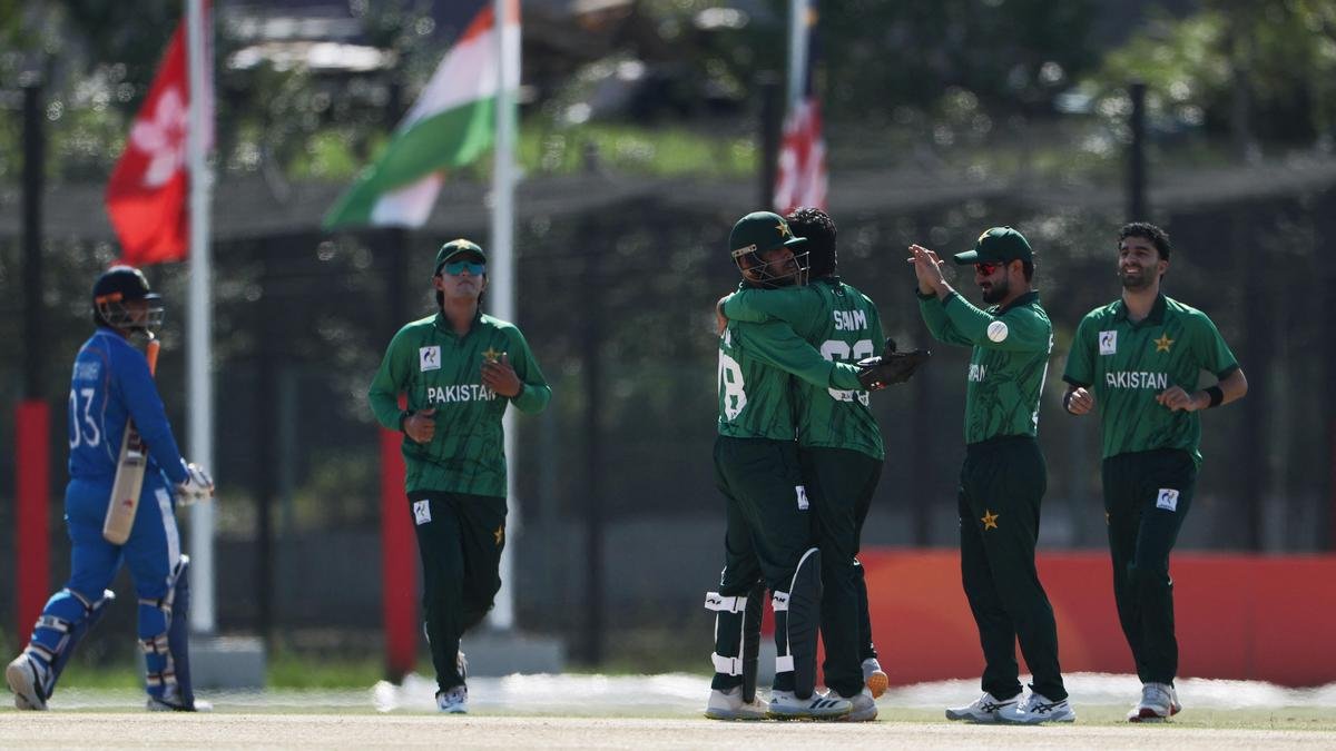 Asian Games 2026: Saim Ayub celebrates by giving ‘rocking baby’ send-off to Vaibhav Sooryavanshi in India vs Pakistan gold medal match