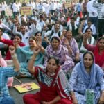 हरियाणा के अतिथि शिक्षकों ने सेवाओं को नियमित करने की मांग की, चंडीगढ़ तक मार्च किया