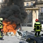 Teenager loses hand in blast amid French school protest clashes | Protests News