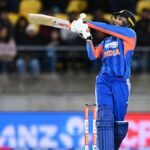 Abhishek Sharma slams 113 off 38 balls against New Zealand in third T20I