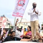 एनडीए उम्मीदवार वंगावेती राधा कृष्ण ने विजयवाड़ा मेयर पद के लिए नामांकन दाखिल किया