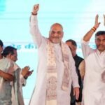 राजधानी में कानून-व्यवस्था का जायजा लेने के लिए अमित शाह दिल्ली पुलिस मुख्यालय पहुंचे