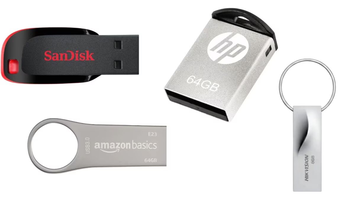 Up to 75% discount on 64GB Pen Drive, HP at ₹786 and EVM USB 3.2 at ₹799 on Amazon